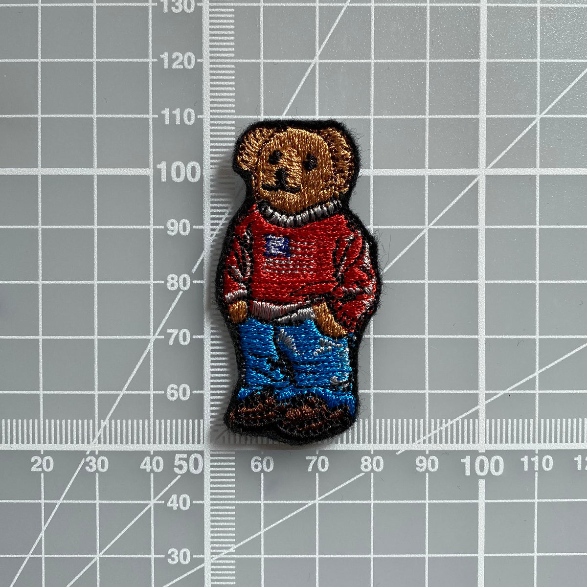 Polo bear iron outlet on patch