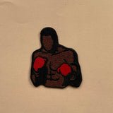 Muhammed Ali Boxing Gloves Embroidered Iron-On Patch