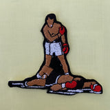 Muhammed Ali KO Knockout Embroidered Iron-On Patch