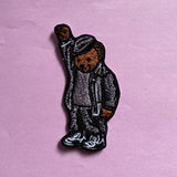 Black Lives Matter Bear Embroidered Iron-On Patch