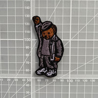 Black Lives Matter Bear Embroidered Iron-On Patch