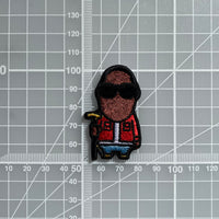 Biggie Cartoon Embroidered Iron-On Patch