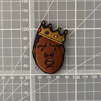 Biggie Crown Embroidered Iron-On Patch