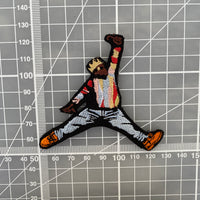 Biggie Jordan Jump Embroidered Iron-On Patch