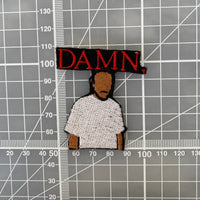 Kendrick Lamar Damn Embroidered Iron-On Patch