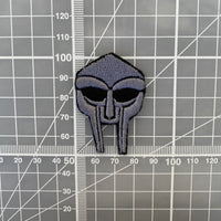 MF Doom Badge Embroidered Iron-On Patch