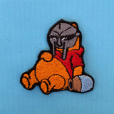 Pooh Doom Mask Embroidered MF Doom Iron-On Patch