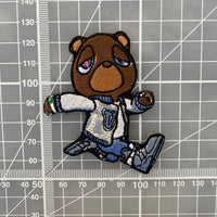 Kanye West New Bear Running Embroidered Iron-On Patch