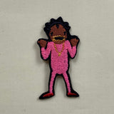 Kodak Black Cartoon Embroidered Iron-On Patch