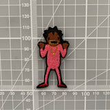 Kodak Black Cartoon Embroidered Iron-On Patch