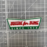 Krispy Donuts For Dilla Embroidered Iron-On Patch