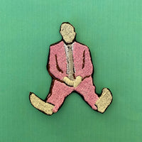 Mac Miller Pink Patch Embroidered Iron-On Patch