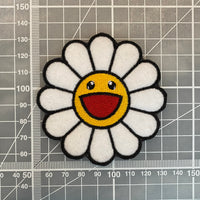 Takashi Murakami White Embroidered Iron-On Patch