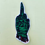 Run The Jewels Middle Finger Embroidered Iron-On Patch