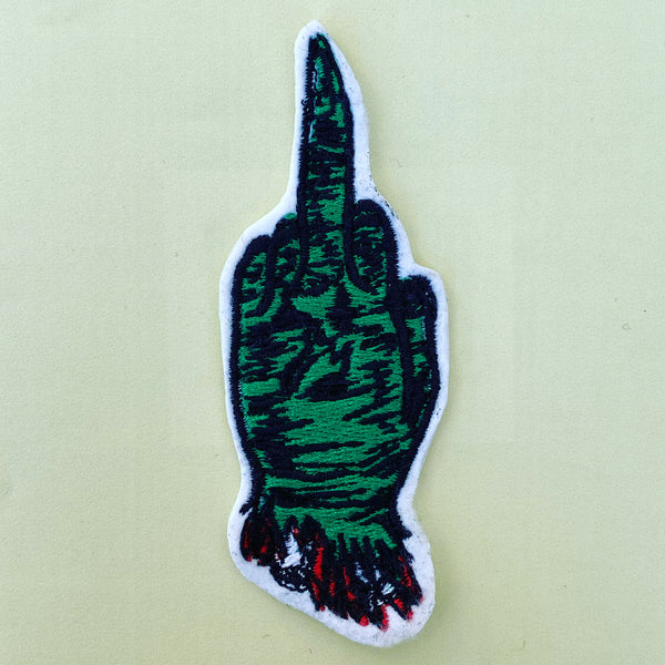 Run The Jewels Middle Finger Embroidered Iron-On Patch