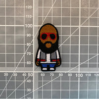 Rick Ross Embroidered Iron-On Patch