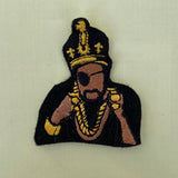 Slick Rick Small Embroidered Iron-On Patch