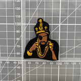 Slick Rick Small Embroidered Iron-On Patch