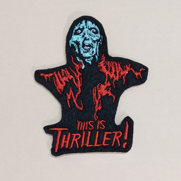 Michael Jackson Thriller Cartoon Embroidered Iron-On Patch