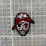 Tupac Dead Rappers Day of the Dead Embroidered Iron-On Patch