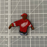 Tupac Spit Embroidered Iron-On Patch