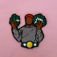 Tyson Money Embroidered Iron-On Patch