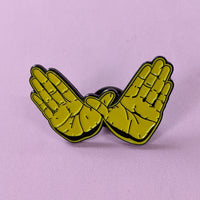 Enamel Pin - Wu Hands