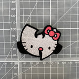 Hello Kitty Wu Tang Embroidered Iron-On Patch