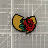 Wu Rose Embroidered Iron-On Patch