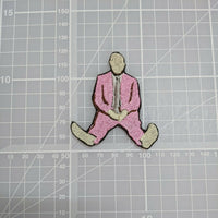 Mac Miller Pink Patch Embroidered Iron-On Patch