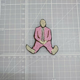 Mac Miller Pink Patch Embroidered Iron-On Patch