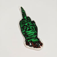 Run The Jewels Middle Finger Embroidered Iron-On Patch