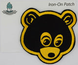 Kanye West Retro Bear Embroidered Iron-On Patch