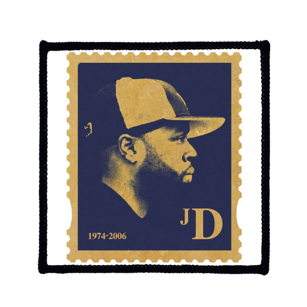 J-Dilla Stamp Art Hip Hop Sew On Badge