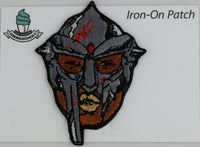 MF Doom Blood Mask Embroidered Iron-On Patch