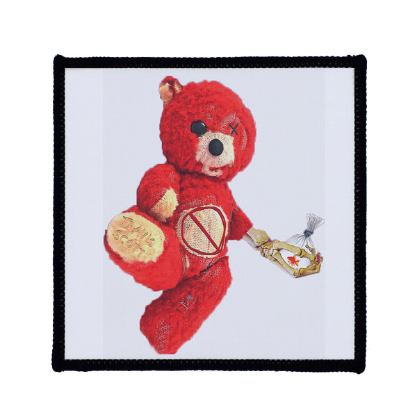 Travis Scott Teddy Bear Sew On Badge