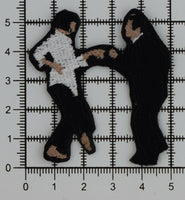 Pulp Fiction Dance Embroidered Iron-On Patch