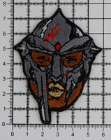 MF Doom Blood Mask Embroidered Iron-On Patch