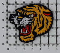 Designer Tiger Embroidered Iron-On Patch