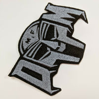 MF Doom Mask Text Patch Embroidered Iron-On Patch