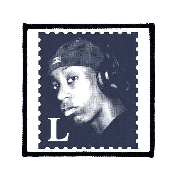 Big L Stamp Art Hip Hop Sew On Badge