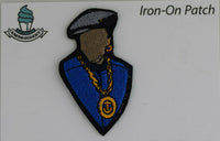 Nino Brown Embroidered Iron-On Patch