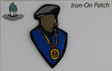 Nino Brown Embroidered Iron-On Patch