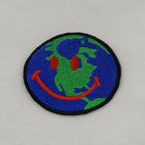 Large Astroworld Smile Embroidered Iron-On Patch