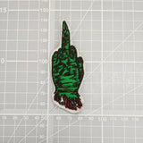 Run The Jewels Middle Finger Embroidered Iron-On Patch