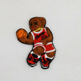 Jordan Bear Embroidered Iron-On Patch