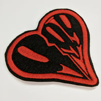 JW Heart Patch Embroidered Iron-On Patch