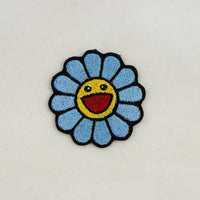 Takashi Murakami Blue Embroidered Iron-On Patch