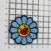 Takashi Murakami Blue Embroidered Iron-On Patch