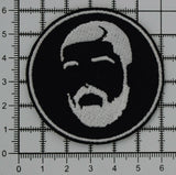 Drake B&W Embroidered Iron-On Patch